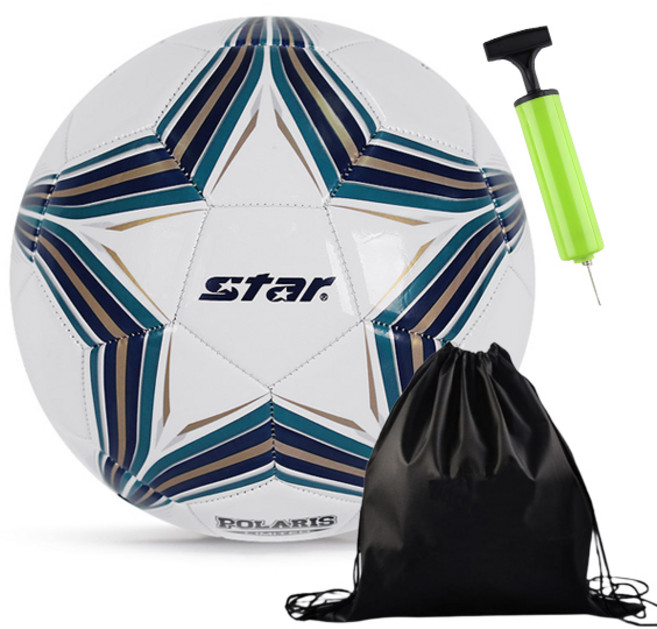 스타 축구공 폴라리스 리미티드 투센볼가방 투센 볼펌프, 5호, 1세트