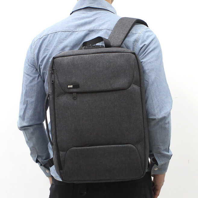 TOPPU 슬림한 도난방지 15인치 노트북 백팩 비지니스 직장인 출퇴근 학생 가방 10대 20대