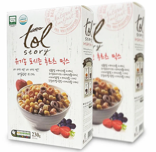 유기농 포시즌 후르츠 믹스230g / 시리얼, 230g, 1개 - 쿠팡