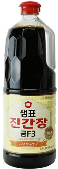 샘표 진간장 금F3 1.7L, 1개