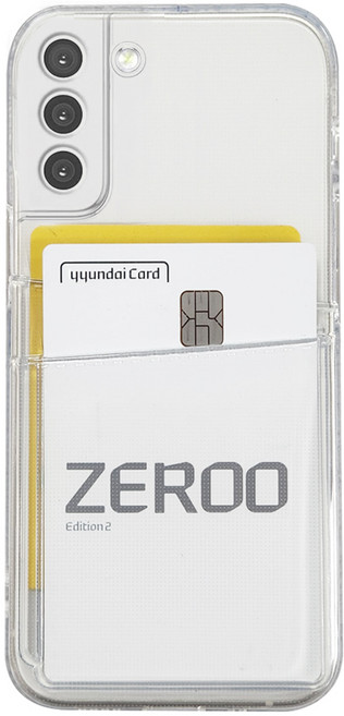 스톤스틸 갤럭시 S21 플러스 울트라 듀플렉스 카드 2장 수납 투명 범퍼 케이스