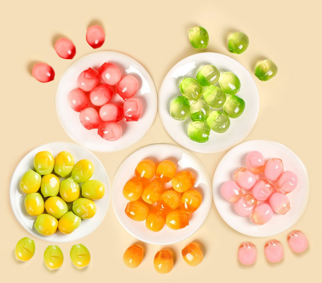 동일식품 까먹는 젤리 혼합 120g x 5가지맛 망고 리치 샤인머스켓 백도복숭아 멜론, 600g, 1개