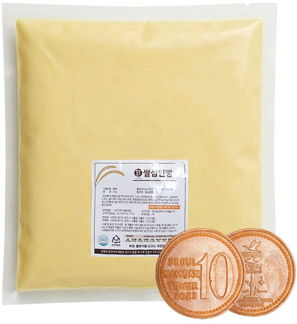 메리푸드 쌀십원빵 반죽 5kg, 1개