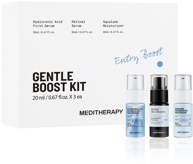 MEDITHERAPY GENTLE BOOST KIT 緊緻保濕護膚套裝 旅行組, 1組
