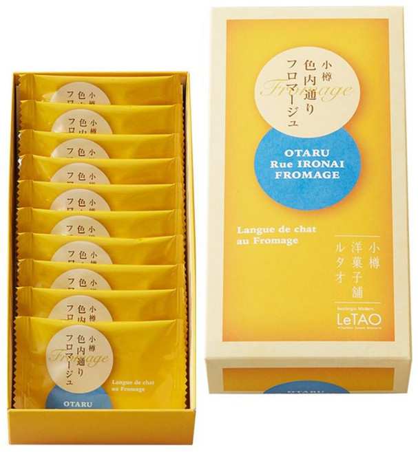 [일본직구] 르타오 이로나이 프로마쥬 치즈 쿠키 9개입 X 4상자, 100g, 4개
