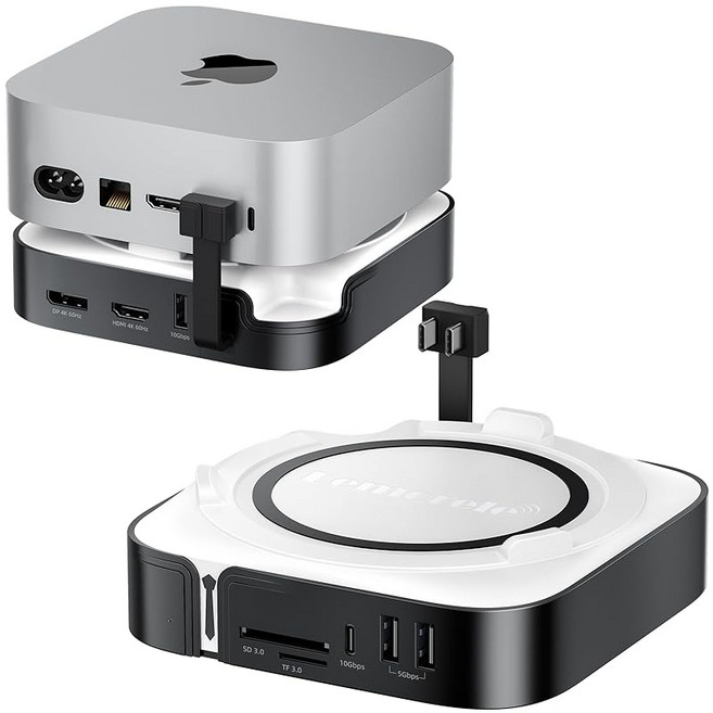Mac mini M4 M4 Pro 맥미니 M4 M4 Pro 9in1 도킹스테이션 스탠드