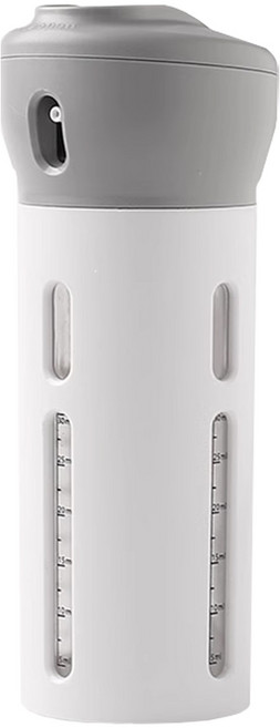 팔로잉샵 4 in 1 디스펜서 여행용 공병, 1개, 그레이