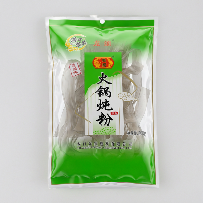 룽쉬 훠궈 당면 옛날 중국식 넓은 당면 20mm, 6개, 300g