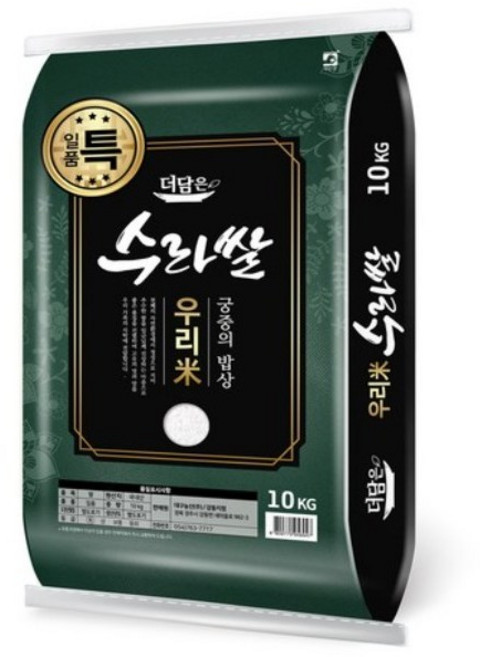더담은 우리미 수라쌀, 특등급, 10kg, 1개