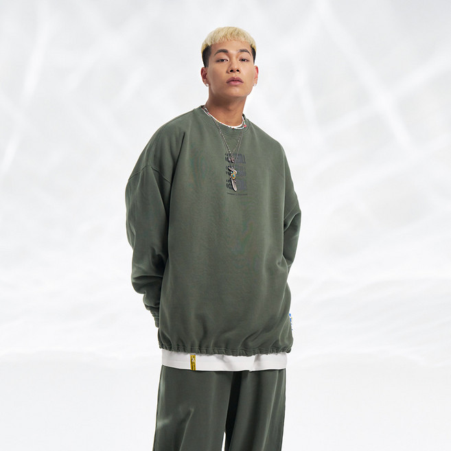 RVHD-01 Crewneck + Pants Set Khaki
