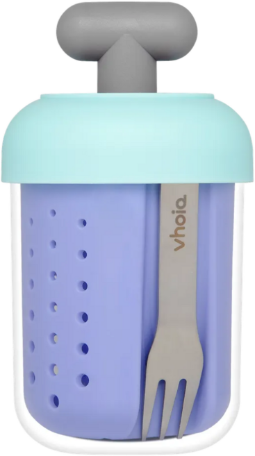 보이오 후르츠팟 과일 샐러드 도시락통 밀프랩 용기 미니 토글 푸르트 컵, 스카이포도, 1개