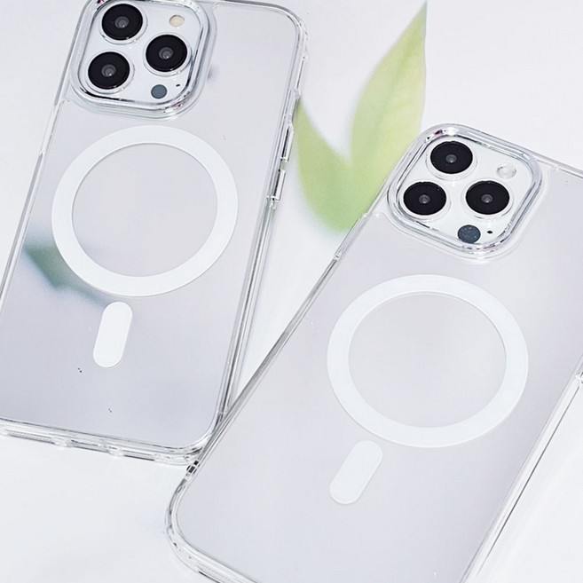 미클링 맥세이프 써클 미러 투명 범퍼 거울 케이스