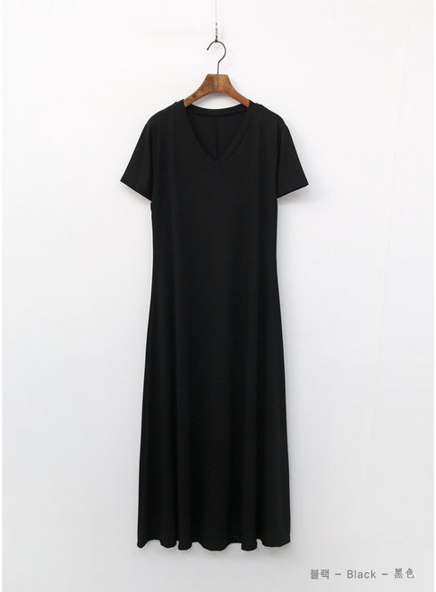 [아이엠수]디바 V넥 롱원피스