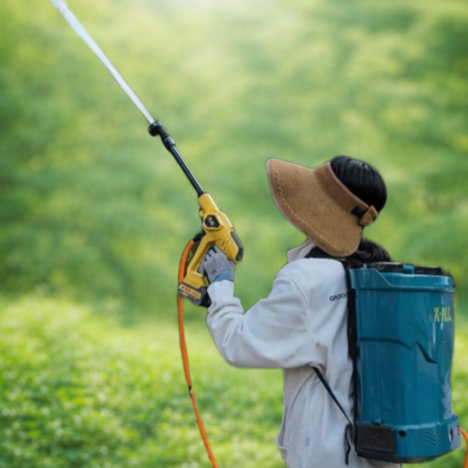 케이올 팜케어건 무선 농약살포기 충전식 농약분무기 압축 자동 고압 분사기, 옵션2 농약살포기+20L 배낭물통, 1세트