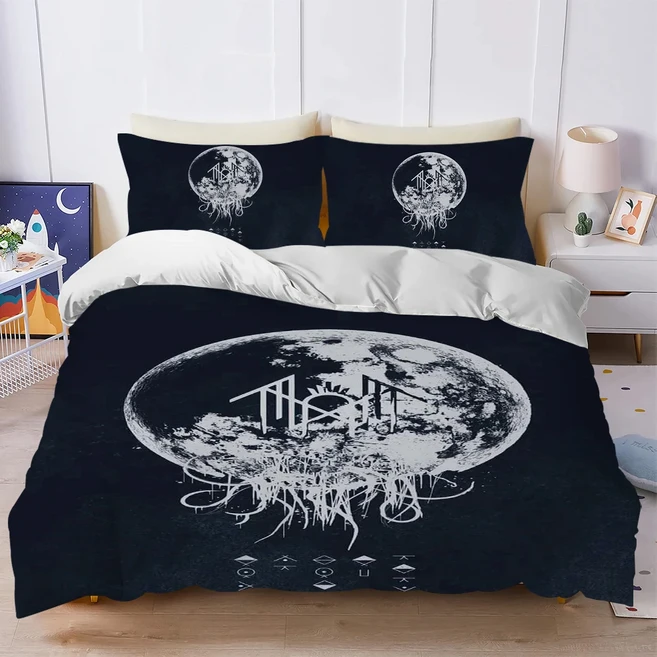 밴드 이븐 인 아카디아 토큰 이불 커버 세트 홈 스타일 침구 부드러운 세탁 가능한 면 S-Sleep 침대 3종 세, G. AU Single(140x210cm), 5. z2, 1개