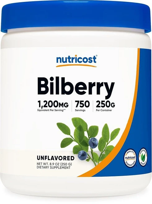 Nutricost 빌베리 파우더 250g - 글루텐 프리 및 GMO 205947, Nutricost 빌베리 파우더 250g - 글루텐 프, 1개 - 쿠팡