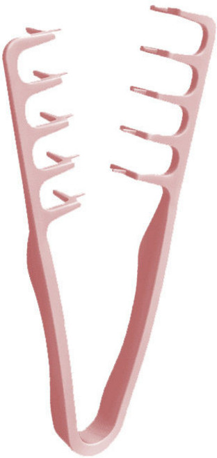 남성 휴대용 헤어 스타일링 브러쉬 두피 마사지 곱슬머리 정전기 방지 헤어빗, 1개