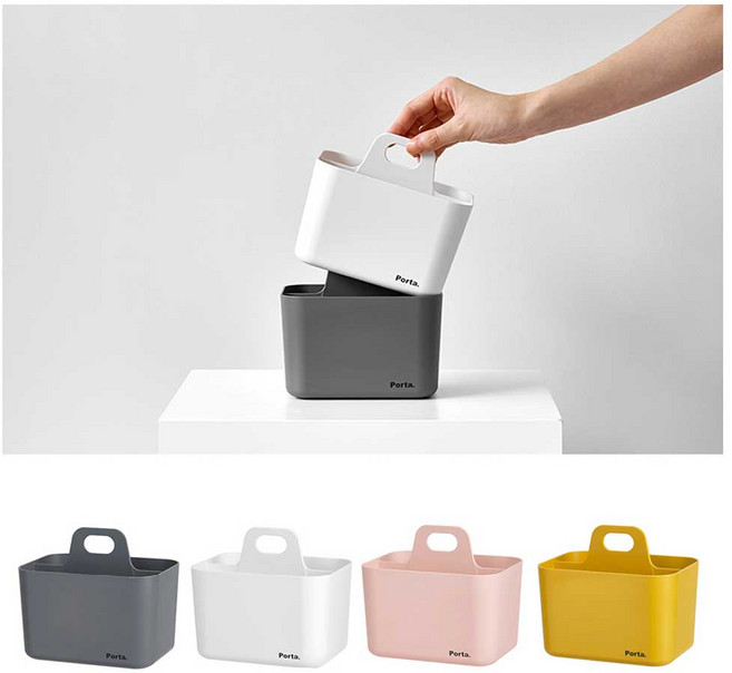 시스맥스 마이룸 포르타 미니 정리함 150mmx110mm, 옐로우