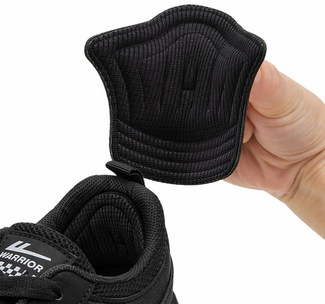 바로상점 잘라쓰는 신발 뒤꿈치 보호 쿠션 패드 2종 x 10P 세트, 1세트, 블랙