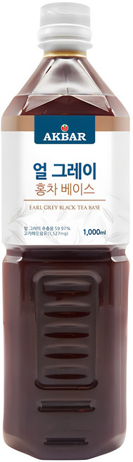 아크바 얼 그레이 홍차 베이스, 1L, 1개