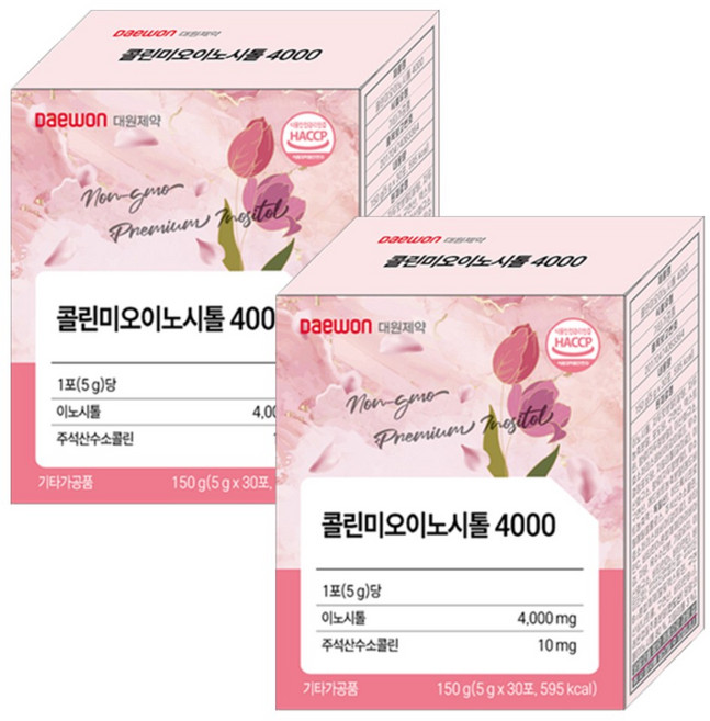 대원제약 콜린 미오 이노시톨 4000, 2개, 30회분