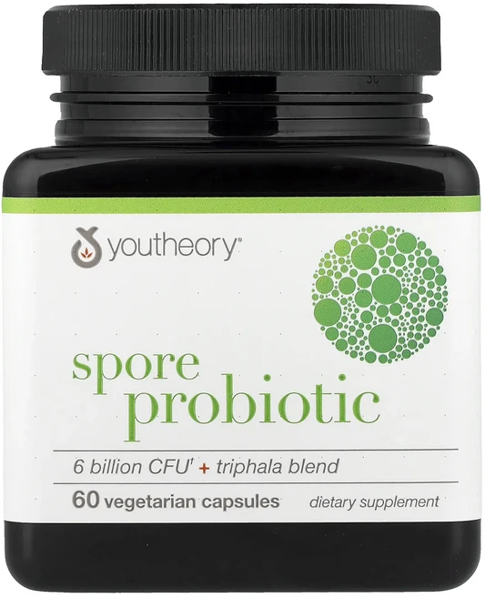 몸관리하세요 겨울입니다 Youtheory Spore 프로바이오틱 + 트리팔라 혼합물 베지 캡슐 60정 특별관리진행, YoutheorySpore프로바이오틱트리팔라혼합물베지캡, 1 - 쿠팡