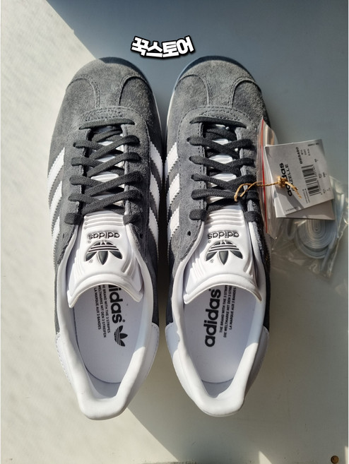 ADIDAS 아디다스 가젤 솔리드 그레이 화이트 남녀공용 운동화 단화 스니커즈 사계절 데일리슈즈