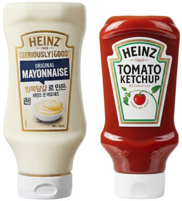 하인즈 토마토 케찹 + 굿 마요네즈, 1개, 500ml