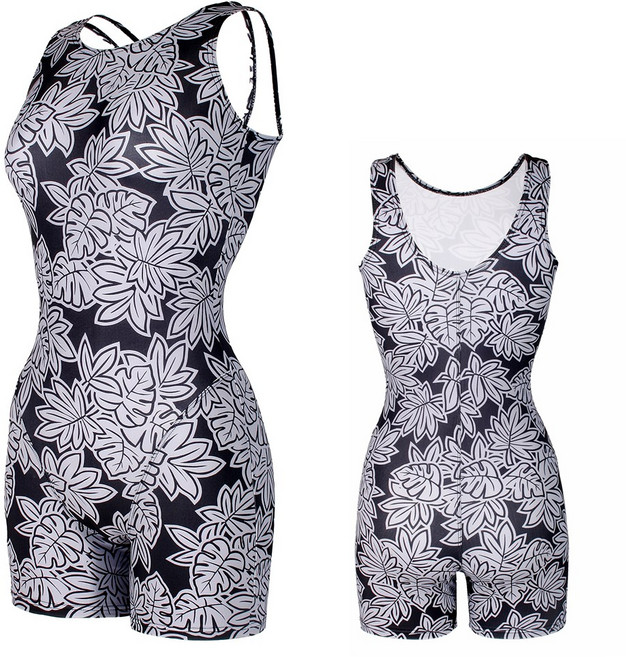 웰킨 여자 실내 수영복2부 승화전사원피스 DKSW-221