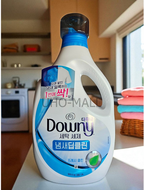 다우니 세탁세제 프레시클린 냄새제거 딥클린 1.9L 용기형 1개입