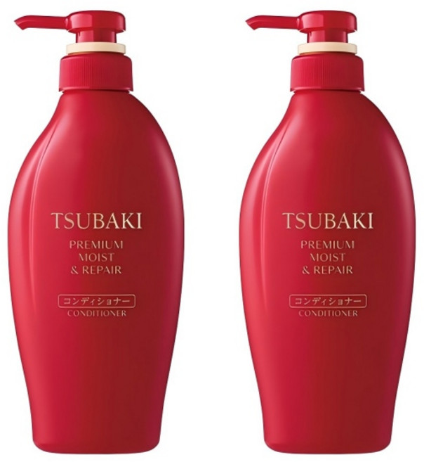 츠바키 프리미엄 모이스트 & 리페어 컨디셔너 까멜리아, 450ml, 2개