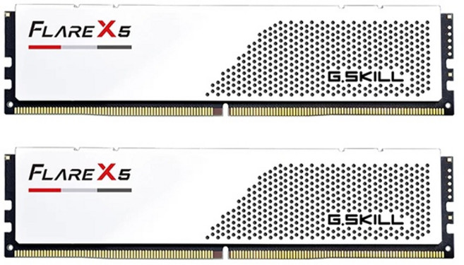 [G.SKILL] DDR5 PC5-48000 CL28 FLARE X5 J 화이트 [32GB (16GB*2)] (6000), 1세트