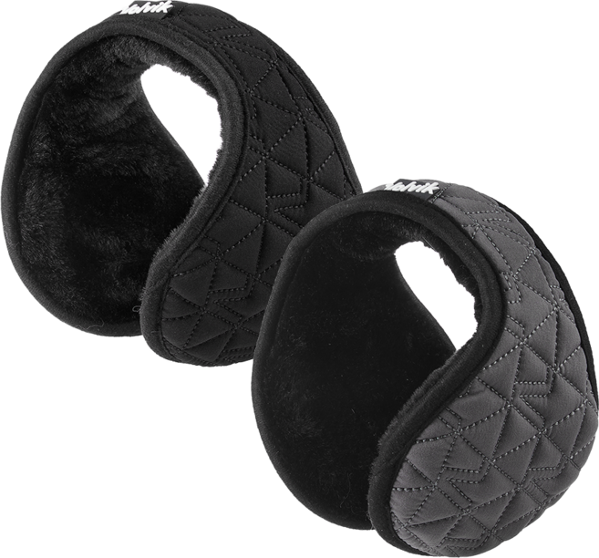 볼빅 남녀 공용 패턴 이어워머 귀마개, 퀼팅 귀마개(블랙), 1개