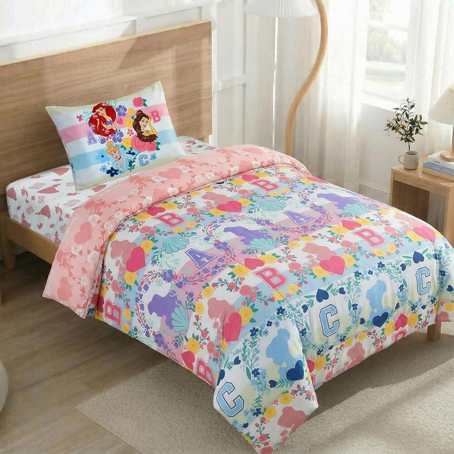 Northwest Disney Lilo & Stitch Full Size Comforter Set 5 Piece Reversible Design Ultra Soft Fade