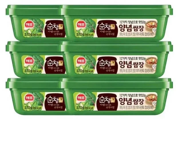사조해표 순창궁 12가지 양념쌈장 170g x 6개, 1개