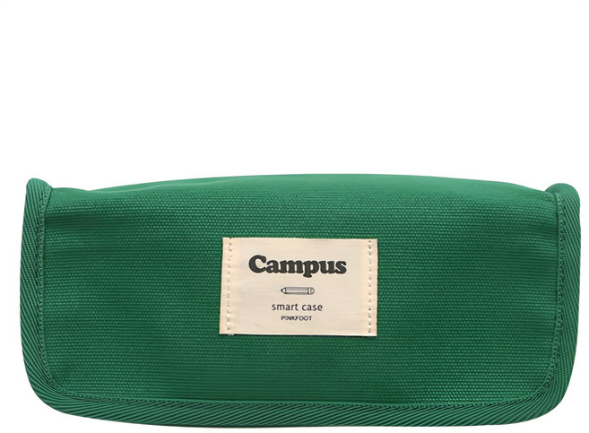 핑크풋 9500 캠퍼스 파우치 필통, 그린, 1개