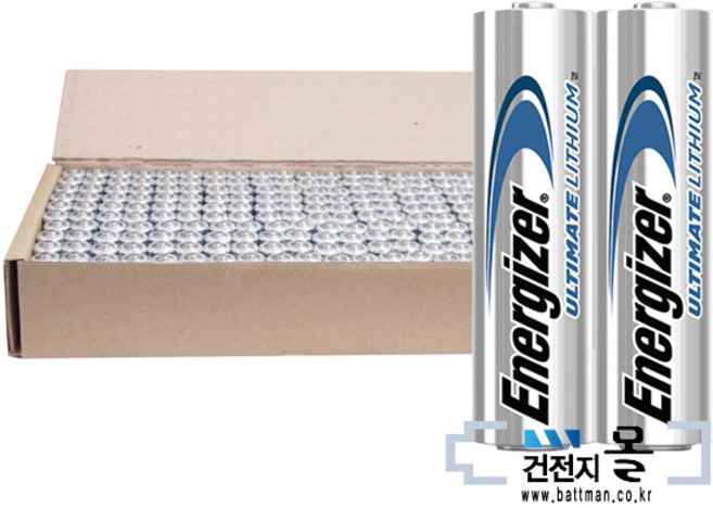 에너자이저 얼티메이트 리튬 건전지 AA 200알(100팩) 1.5V 벌크 고성능, 200개입, 1개