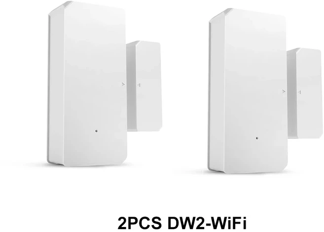 Sonoff DW2-WiFi 무선 보안 창 도어 센서 홈 보안 경보 시스템 eWeLink APP 지원, 05 2PCS DW2 WIFI, 01 China Mainland