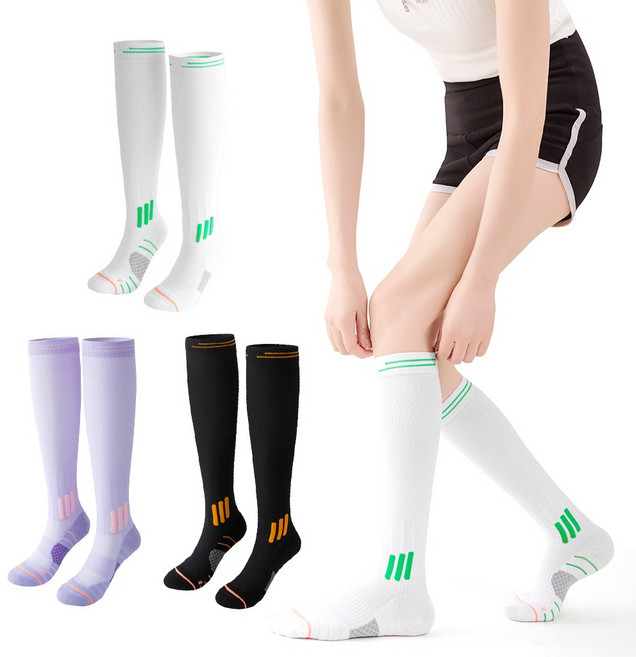 러브올 니삭스 압박스타킹 골프스타킹 여성 스포츠 양말 러닝 등산 헬스 배드민턴 풋살 3켤레