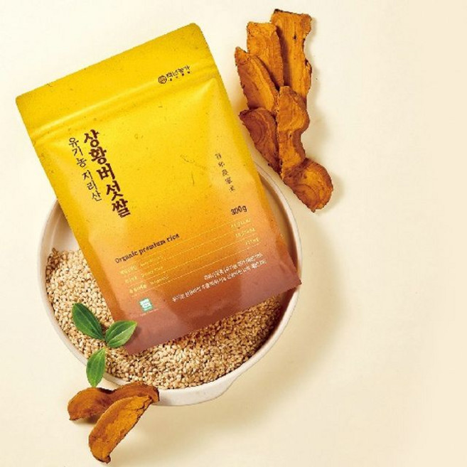 유기농 지리산 상황버섯쌀, 15개, 300g