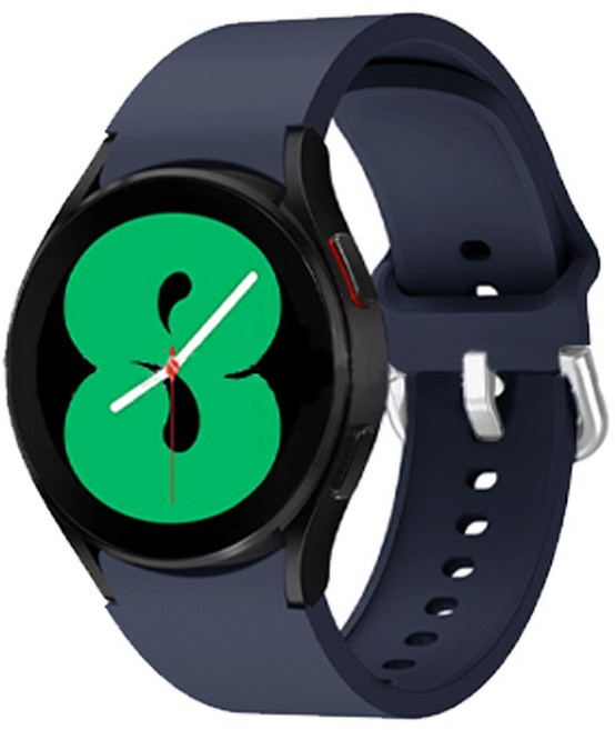 오버기어 갤럭시 워치 스트랩 실리콘 시계줄 20mm, ST 6 네이비