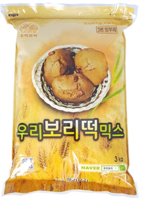 우리보리떡믹스3kg, 3kg × 1개, 3kg, 1개