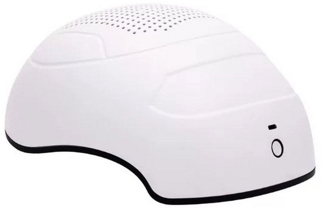 탈모빔 헬멧 모발 스캘프 적색광 기기 두피케어 기계 케어 건강 방지 모자, 흰색, 1개