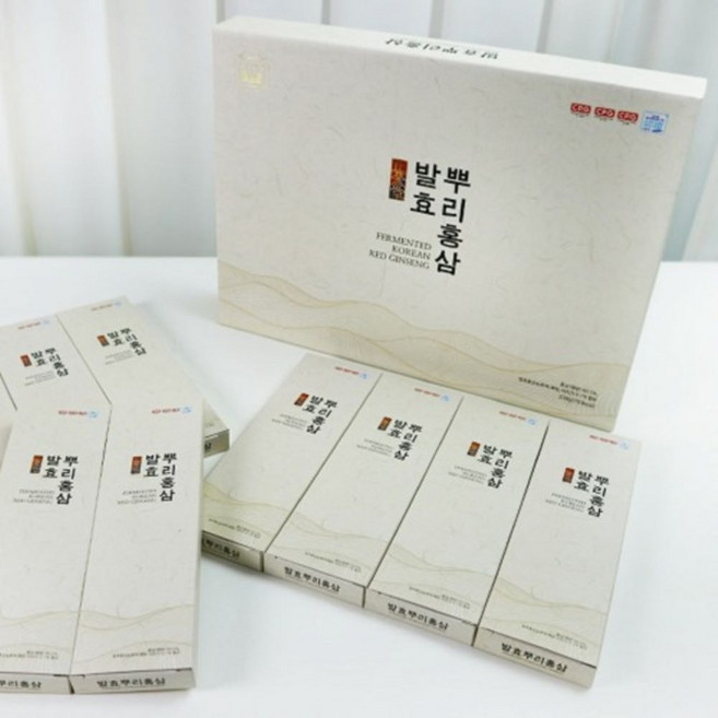 고려 발효 뿌리 홍삼정과 6년근 국내산 홍삼농축액 10개입 선물세트, 1개, 230g