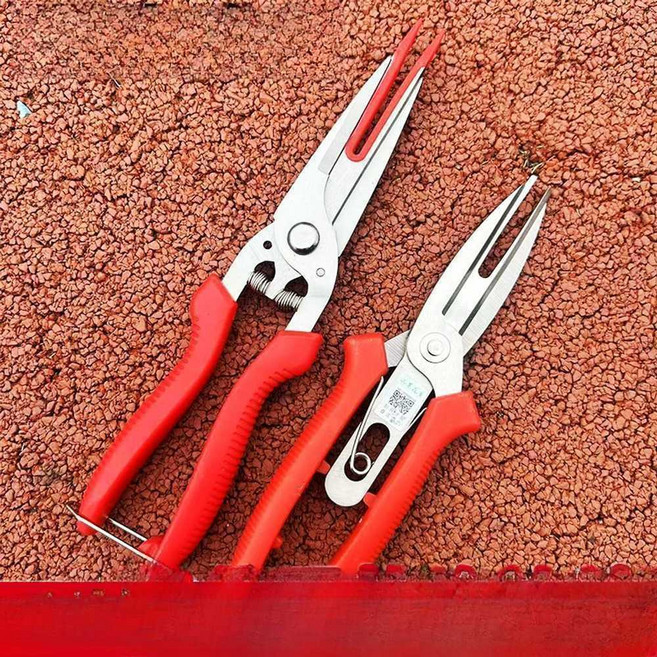 꽃솎는가위 정 재배 과일 꽃 솎아내는 가위 양날 원예, 1개