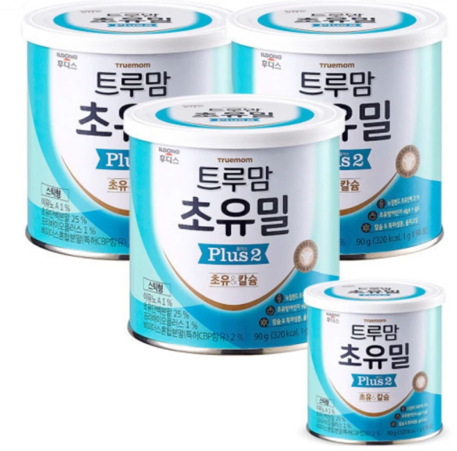 [국내정품]초유밀플러스2 1캔(1g 90포)[매장], 90g, 4개 - 쿠팡