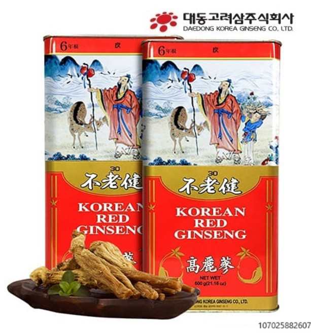 대동고려삼 고려홍삼 6년근 양삼 대편(19뿌리) 발효홍삼 건홍삼 말린홍삼 홍삼뿌리 선물용, 300g, 5개, 300g