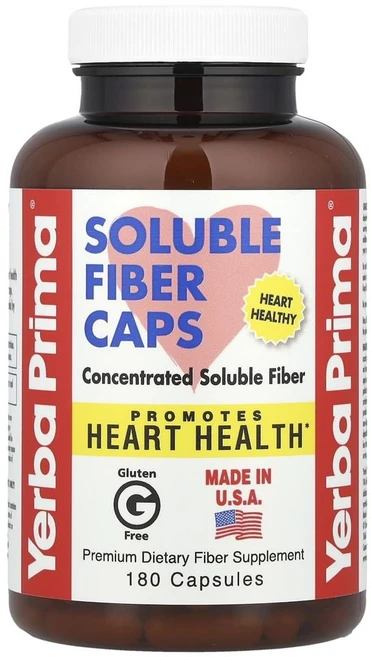 Yerba Prima soluble fiber caps 180캡슐, 1개, 180정 - 쿠팡