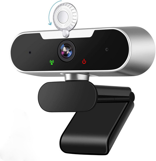 Oittira FHD 1080P 웹캠(200만 화소)(프라이버시 커버)(삼각대 증정)