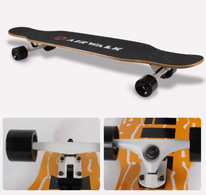 입문용 스케이트 롱 보드 42인치 청소년 성인 알루미늄 선물 longboard, 1개, 상세페이지 참조
